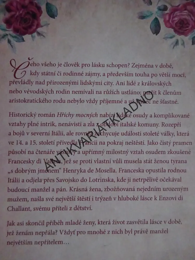 HŘÍCHY MOCNÝCH, EVA AVA ŠRANKOVÁ, **an