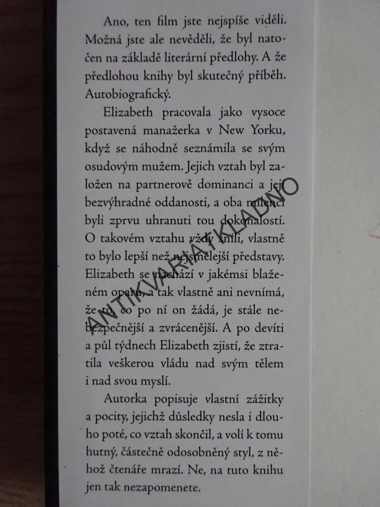 DEVĚT A PŮL TÝDNE, ELIZABETH MCNEILL, **an