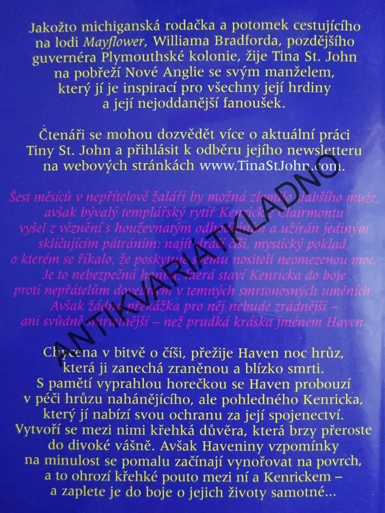 SRDCE PLAMENE, TINA ST. JOHN, **an