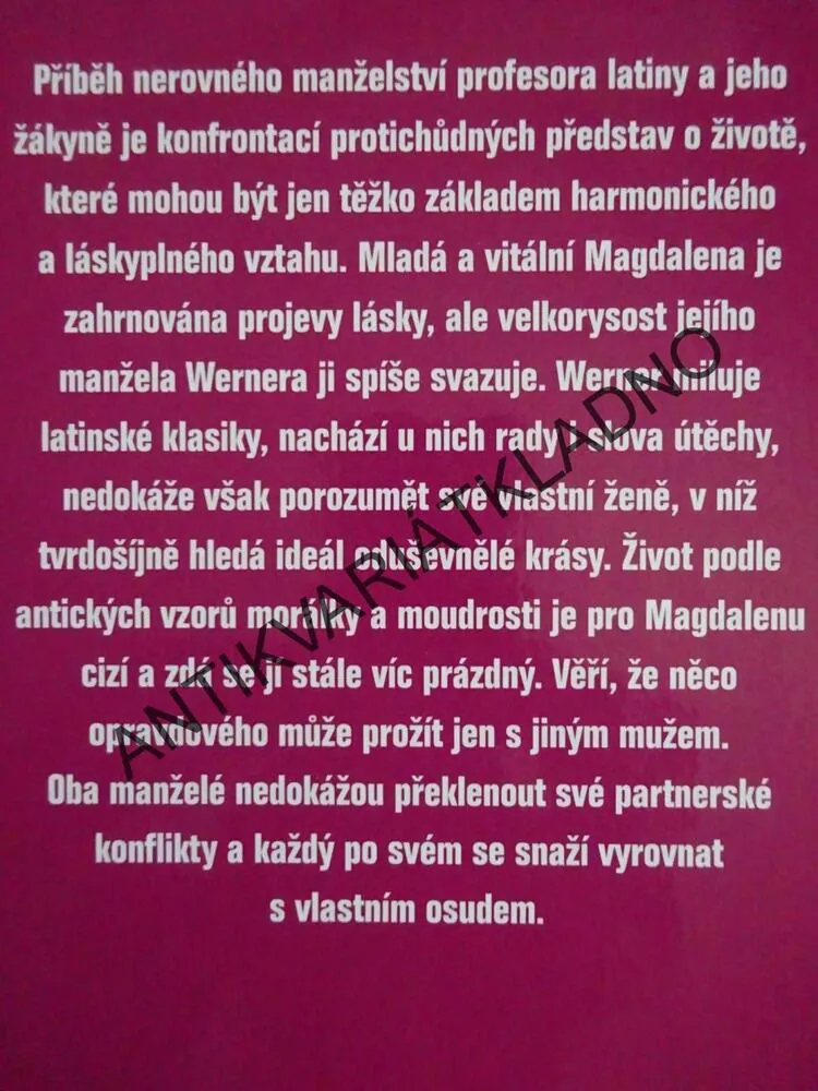 NENÁVIDÍM A MILUJI, VALJA STÝBLOVÁ, **an