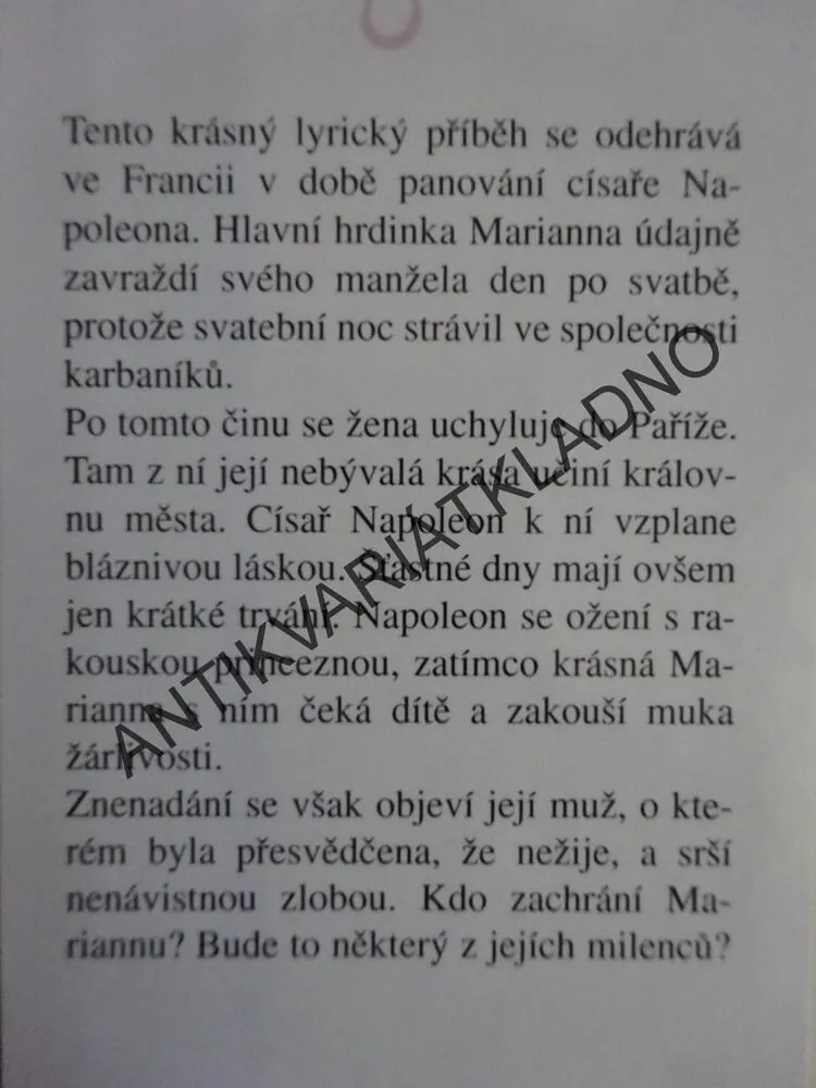 MARIANNA, JULIETTE BENZONI, **an