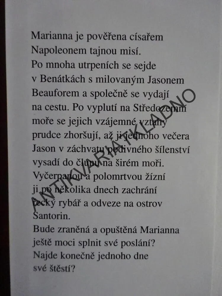 MARIANNA - TAJNÉ POSLÁNÍ, JULIETTE BENZONI, **an