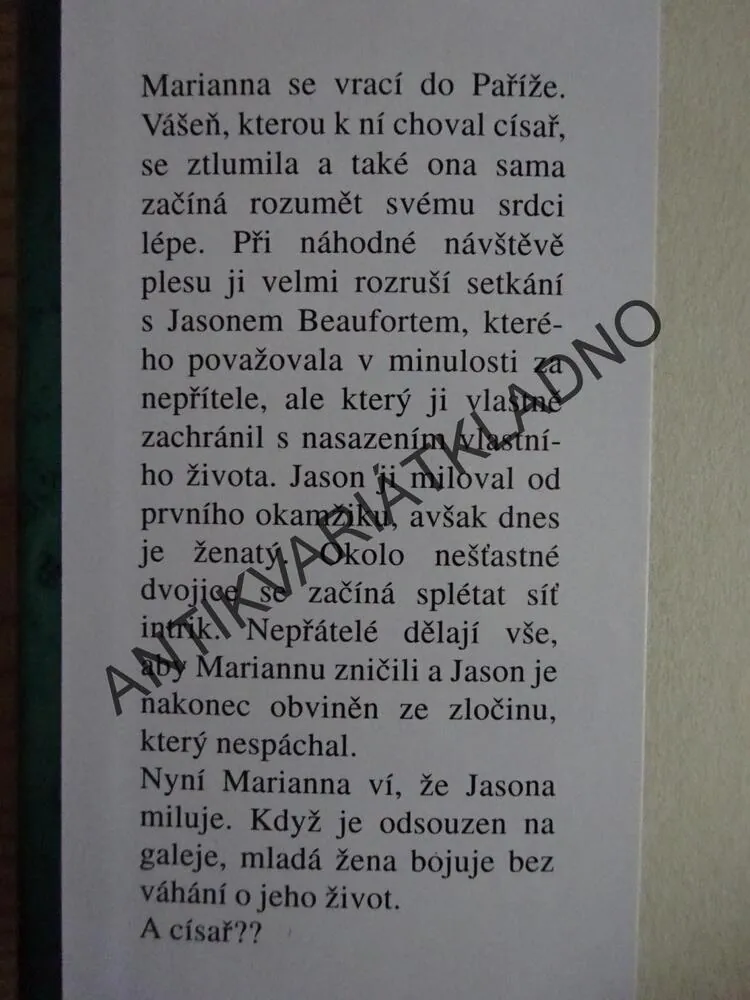 MARIANNA A JASON Z ŠIRÝCH MOŘÍ, JULIETTE BENZONI, **an