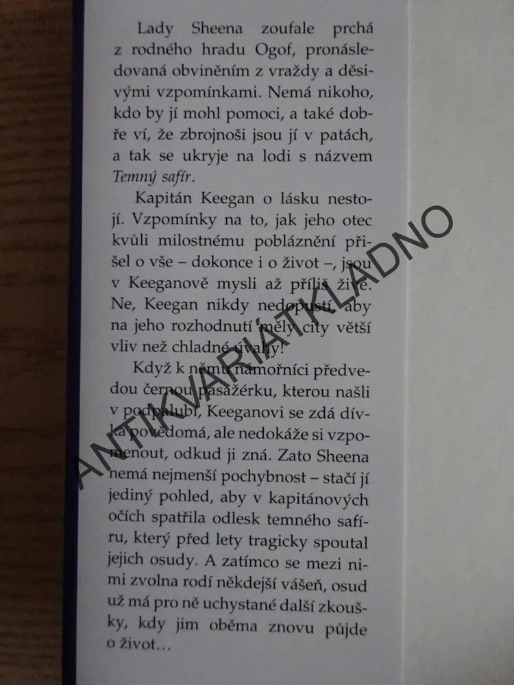 TEMNÝ SAFÍR, LISA JACKSON, **an