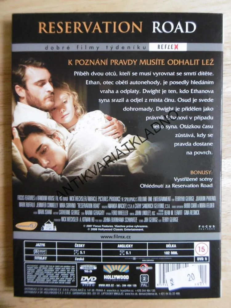 RESERVATION ROAD, TERRY GEORGE, DVD FILM 
