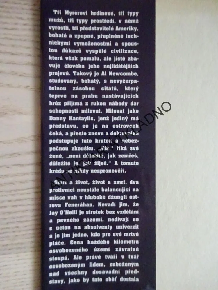 VELKÁ VÁLKA, ANTON MYRER, **an