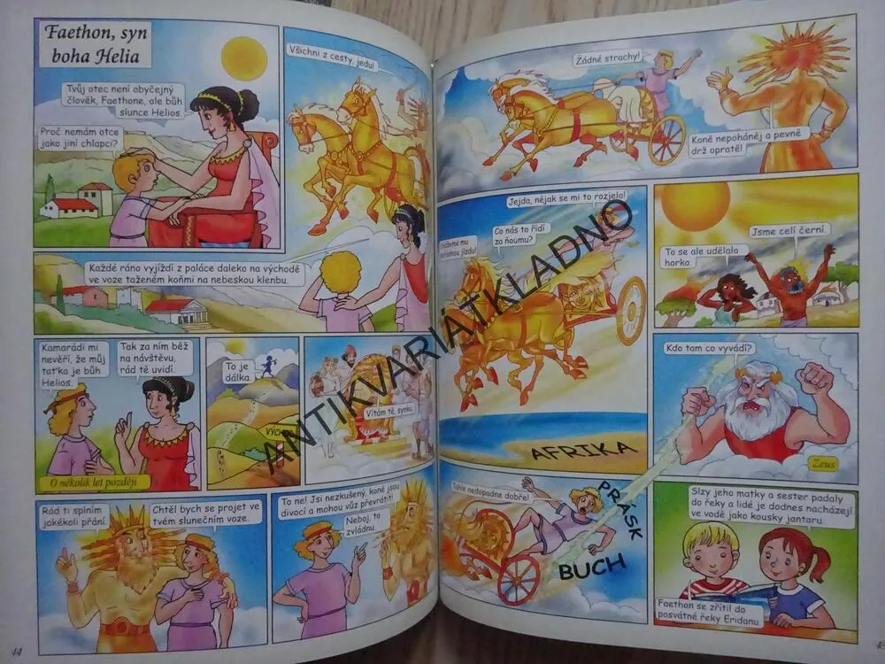 STARÉ ŘECKÉ BÁJE A POVĚSTI, OBRÁZKOVÉ ČTENÍ, **an