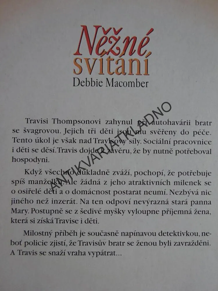 NĚŽNÉ SVÍTÁNÍ, DEBBIE MACOMBER, **an