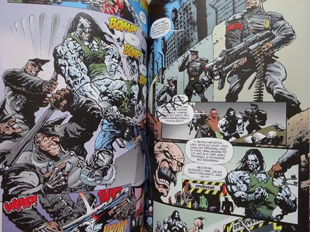 LOBO VERSUS MASKA A DALŠÍ ŘEŽBA, KOMIKS DC COMICS,**an