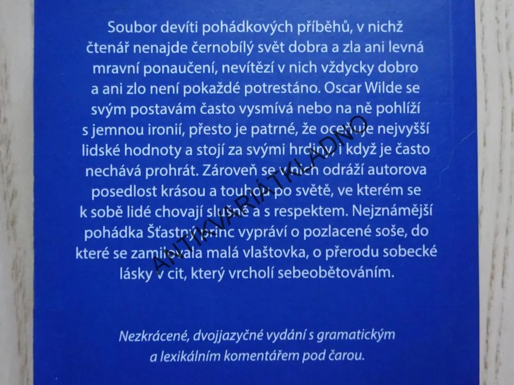 THE HAPPY PRINCE, ŠŤASTNÝ PRINC, OSCAR WILDE, **an