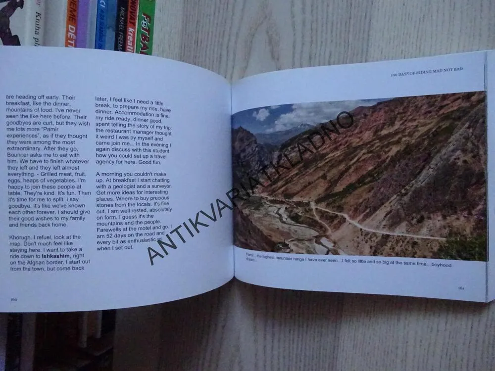 100 DAYS OF RIDING MAD NOT BAD, JAROSLAV HOMOKA - AUTOGRAM, ANGLICKY, **an