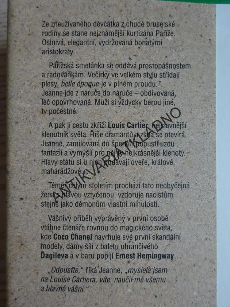 CARTIEROVA PANTEŘICE, STÉPHANIE DES HOSRTSOVÁ, **an