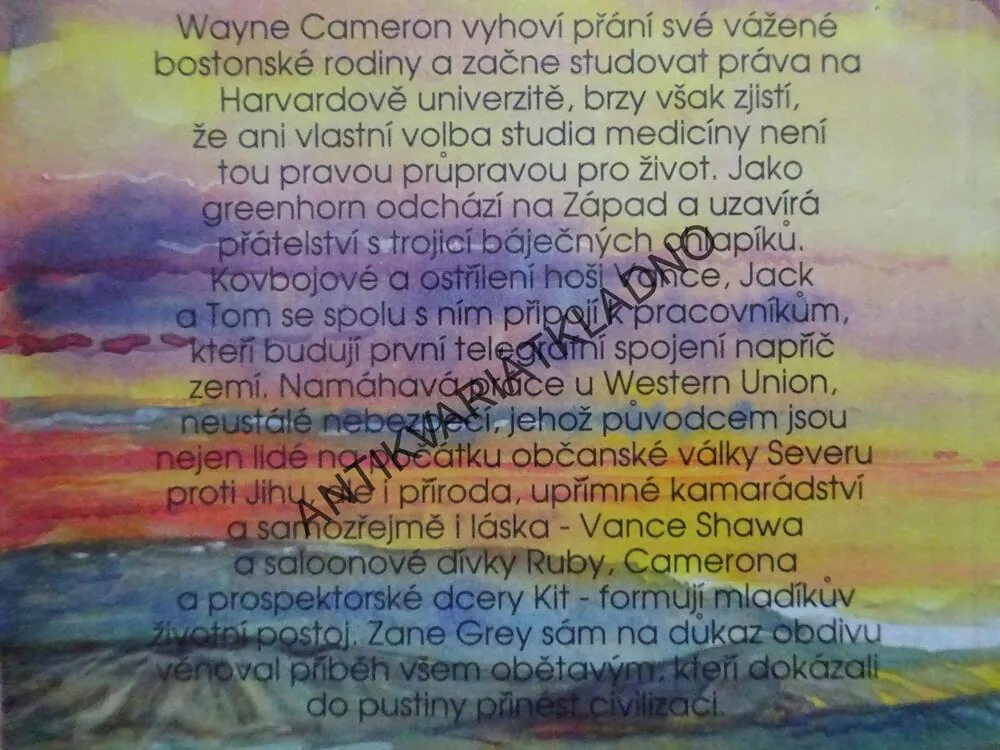 NAVZDORY DÁLKÁM, ZANE GREY, **an