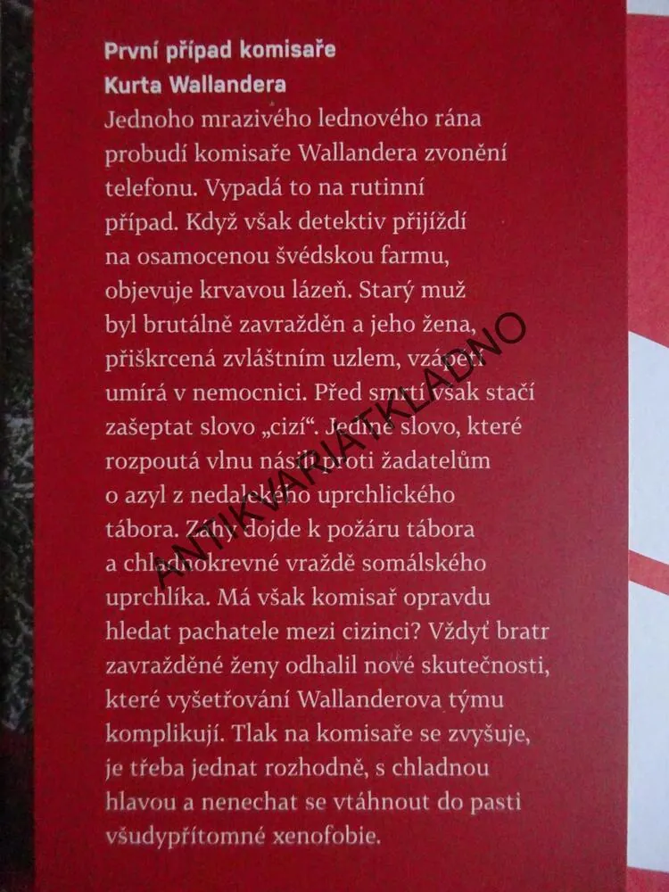 VRAZI BEZ TVÁŘE, HENNING MANKELL, **an