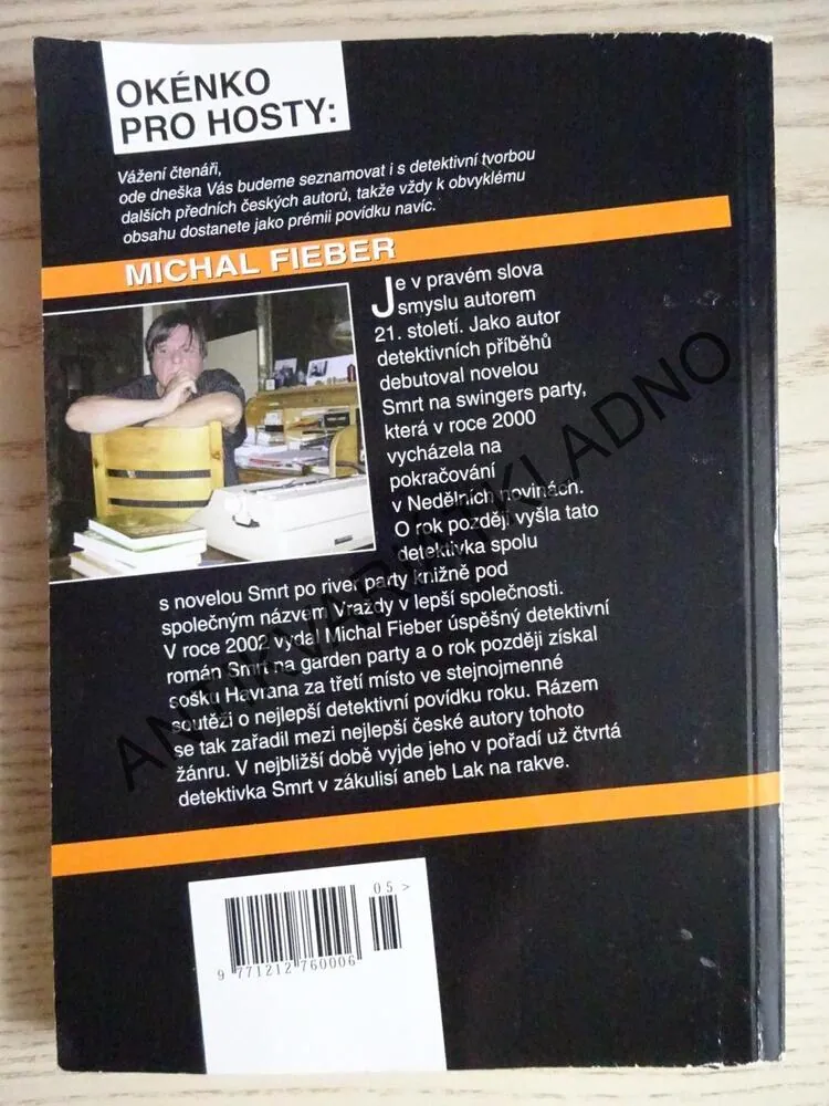 ŽEBRÁKOVA SMRT A DALŠÍ KRIMINÁLNÍ PŘÍBĚHY, **an