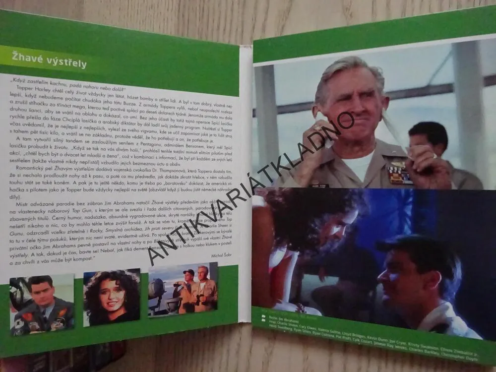 ŽHAVÉ VÝSTŘELY, DVD FILM