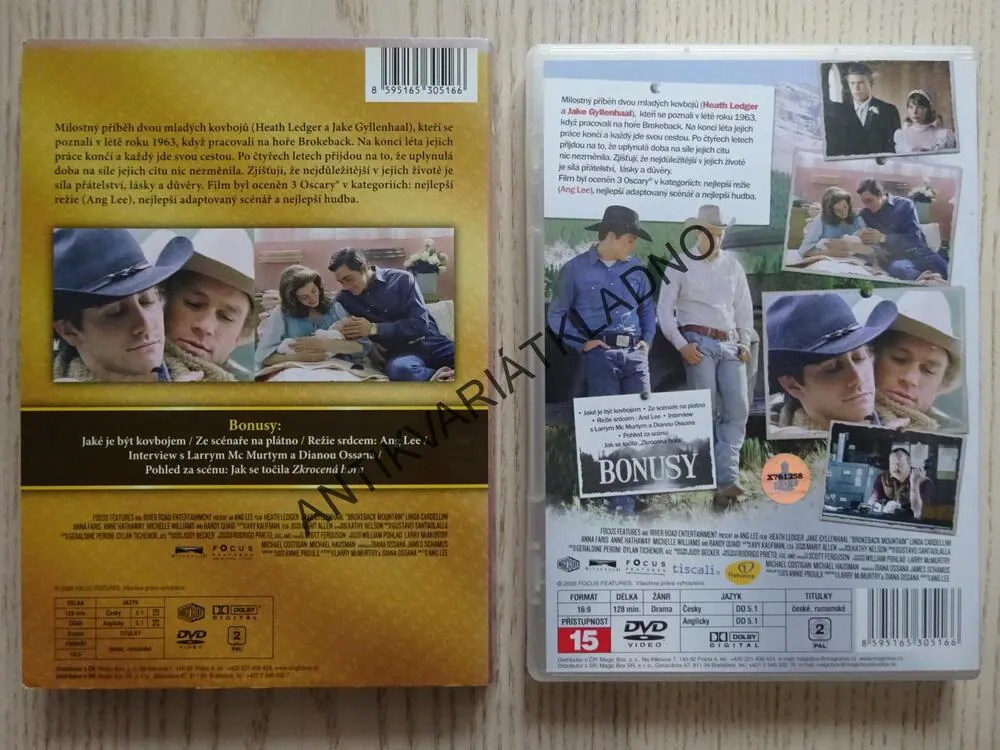 ZKROCENÁ HORA, DVD FILM 