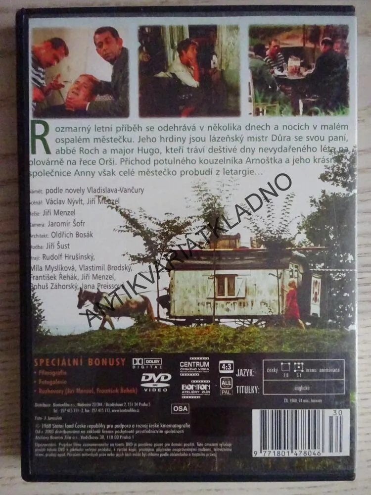 ROZMARNÉ LÉTO, DVD FILM