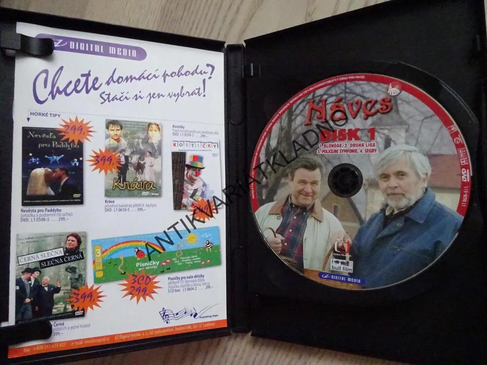 NÁVES, 3X DVD FILM  ČR SERIÁL