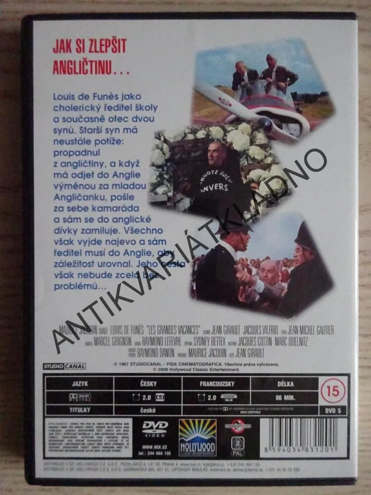 SENZAČNÍ PRÁZDNINY, DVD FILM 