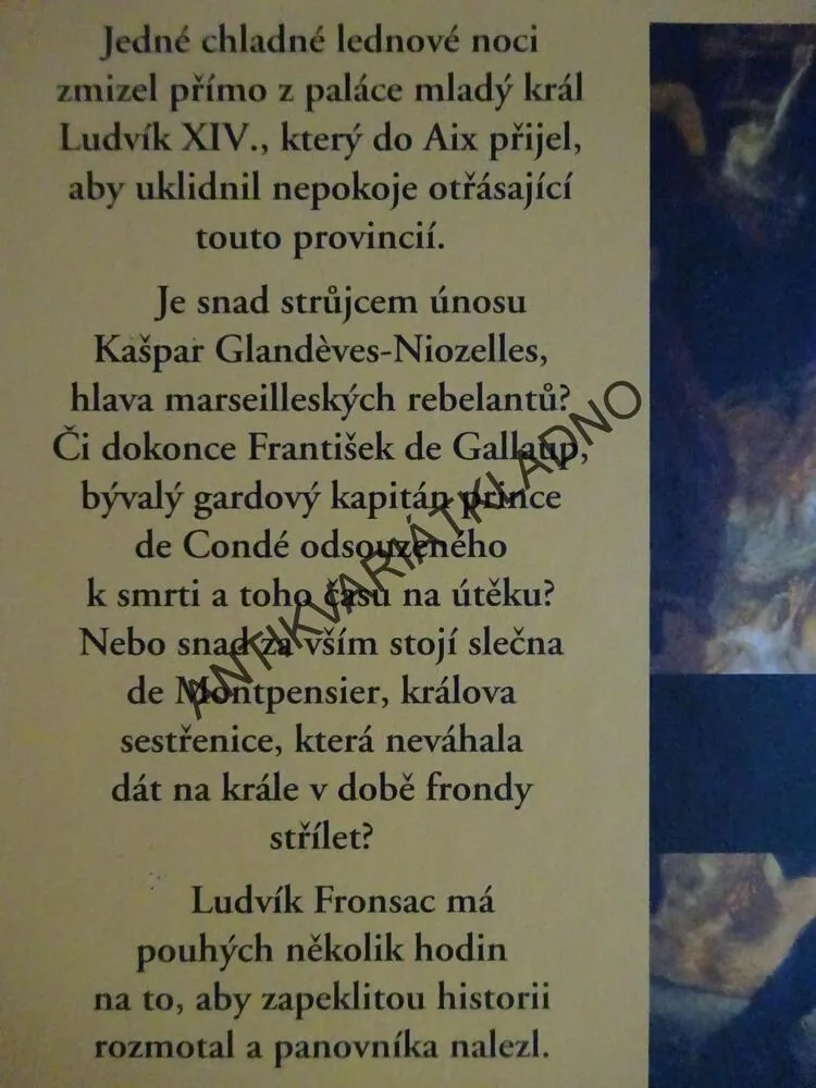 LUDVÍK XIV. BYL UNESEN?, JEAN D'AILLON, **an
