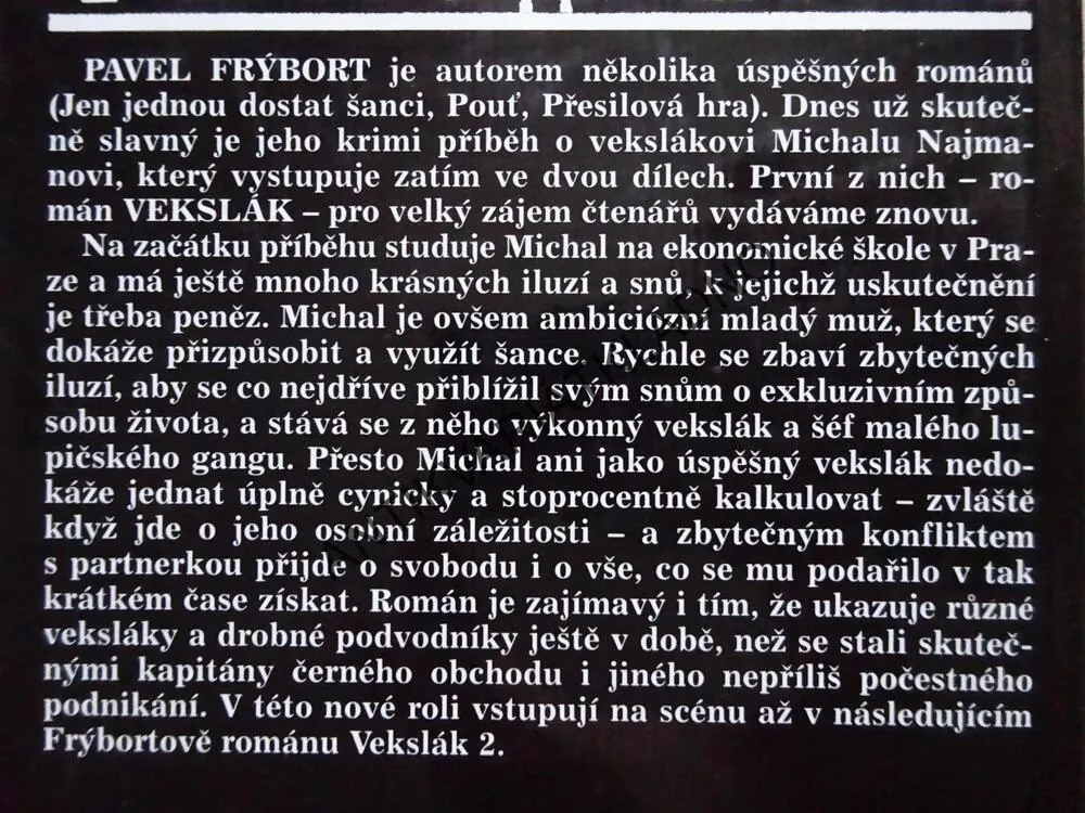 VEKSLÁK 1 ZAČÁTEK PŘÍBĚHU, PAVEL FRÝBORT, **an
