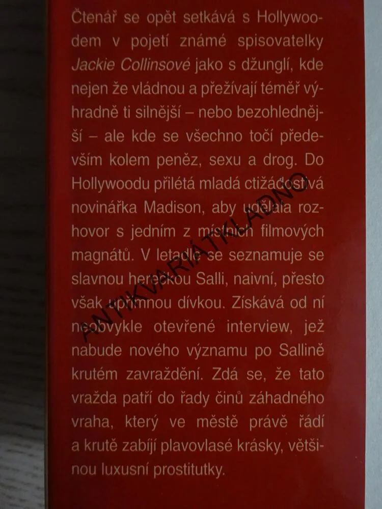 POSEDLOST V L. A., JACKIE COLLINSOVÁ, **an
