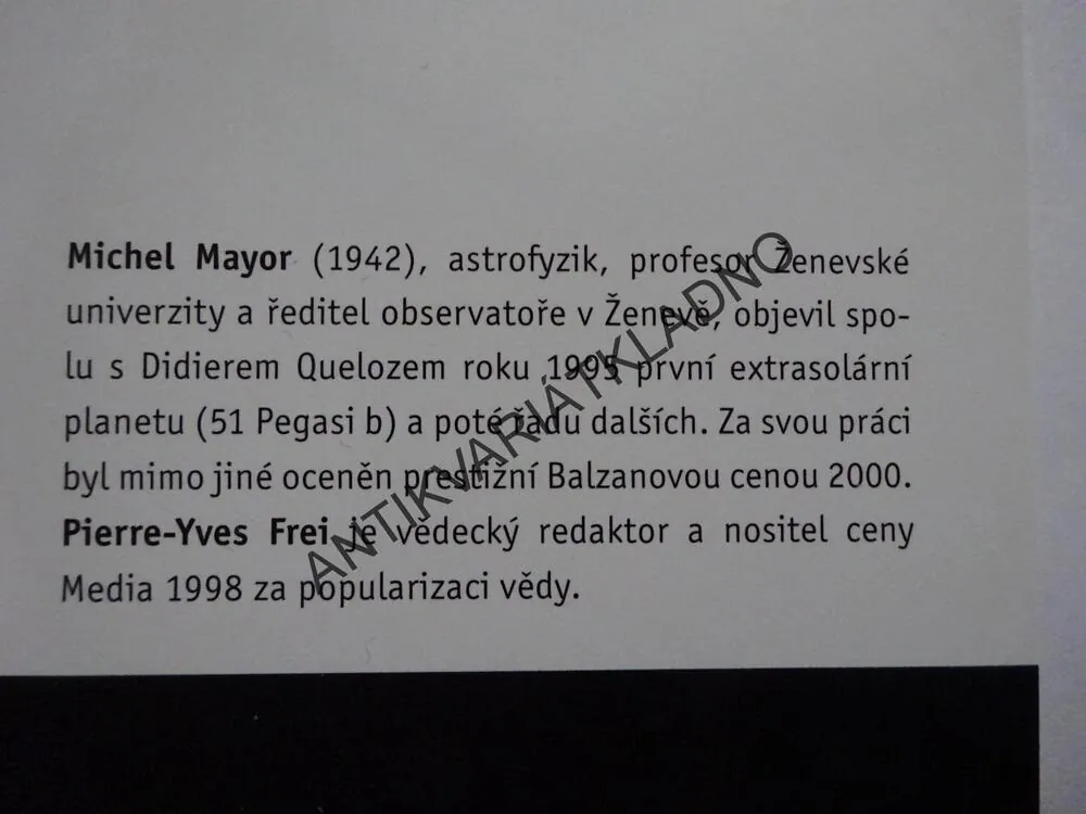 NOVÉ SVĚTY VE VESMÍRU, MICHEL MAYRO PIERRE-YVES FREI, **an