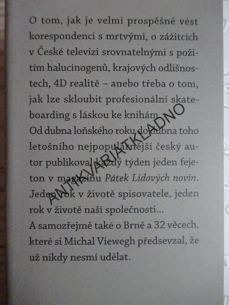 MÝM VRSTEVNÍKŮM A FEJETONY, MICHAL VIEWEGH, **an