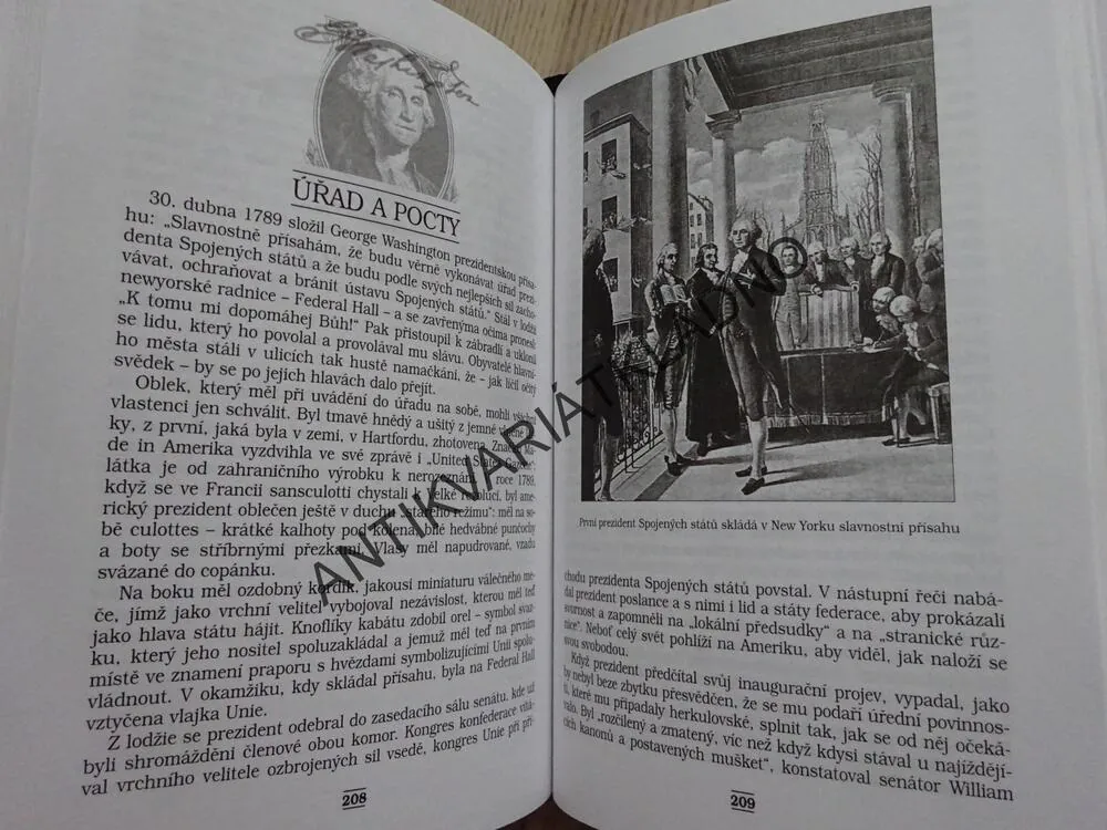 GEORGE WASHINGTON, PREZIDENT U KOLÉBKY VELMOCI, FRANZ HERRE, **an