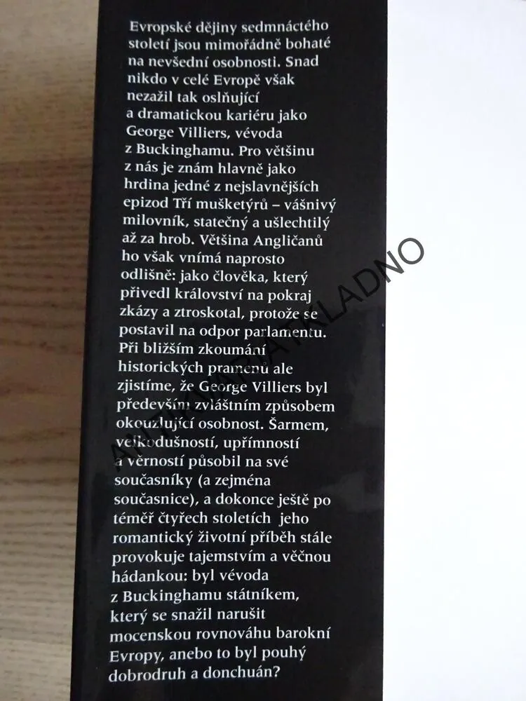 VÉVODA Z BUCKHINGHAMU, MICHEL DUCHEIN, **an