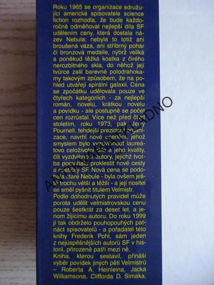 VELMISTŘI SF, SIMAK, LEIBER, HEINLEIN A DALŠÍ, **an