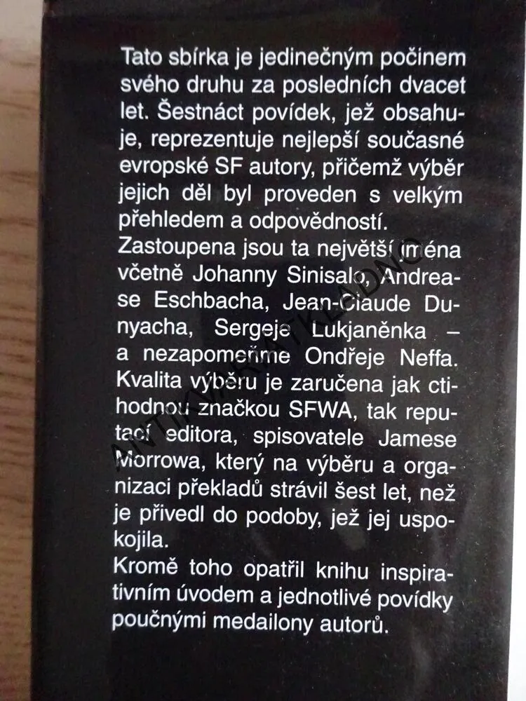 SÍŇ SLÁVY EVROPSKÉ SF, JAMES MORROW, KATHRYN MORROW, **an