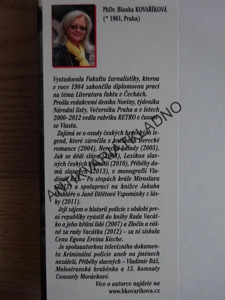 NEJVĚTŠÍ TAJEMSTVÍ OLDŘICHA NOVÉHO, BLANKA KOVAŘÍKOVÁ, **an