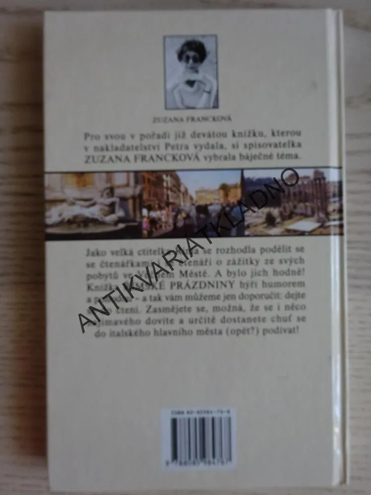 ŘÍMSKÉ PRÁZDNINY, ZUZANA FRANCKOVÁ, **an