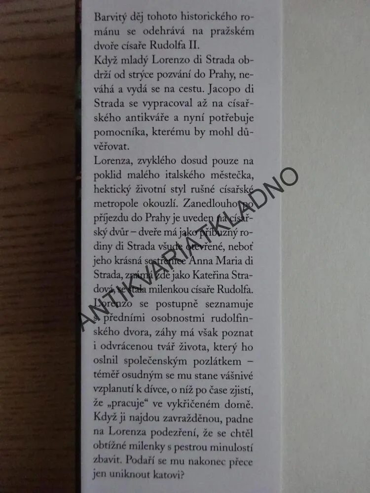 Z PAMĚTÍ CÍSAŘOVA ANTIKVÁŘE, HANA WHITTON,**an