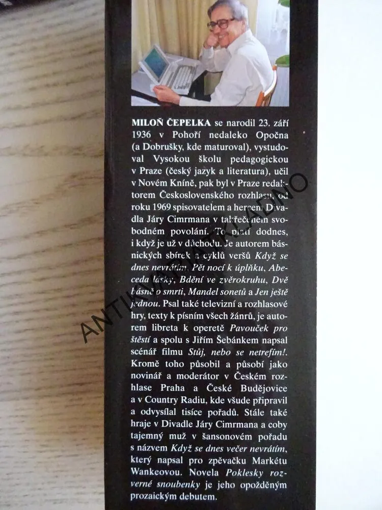 POKLESKY ROZVERNÉ SNOUBENKY, MILOŇ ČEPELKA, **an