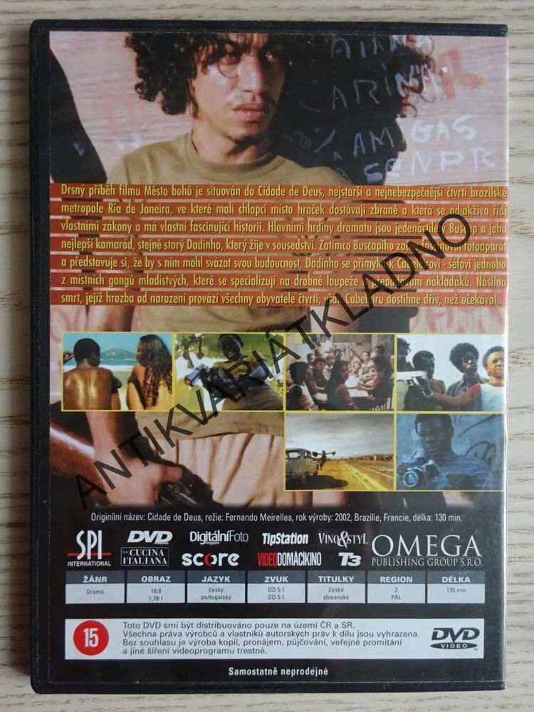 MĚSTO BOHŮ, DVD FILM