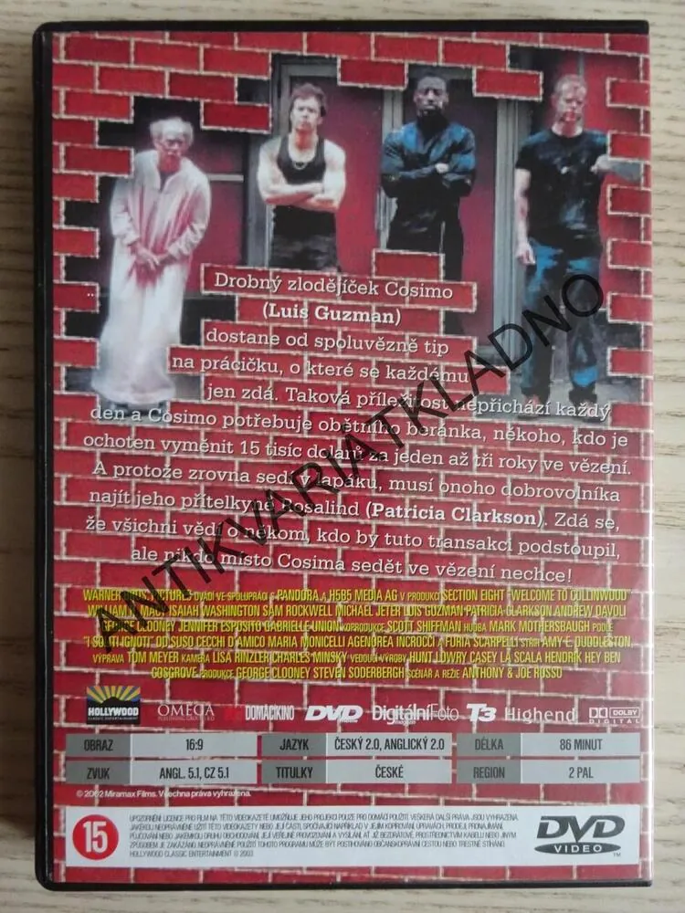 BOMBA KŠEFT, GEORGE CLONNEY, DVD FILM