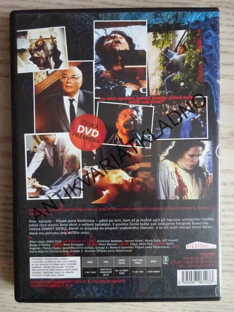 DVĚ ĎÁBELSKÉ OČI, DVD FILM HOROR