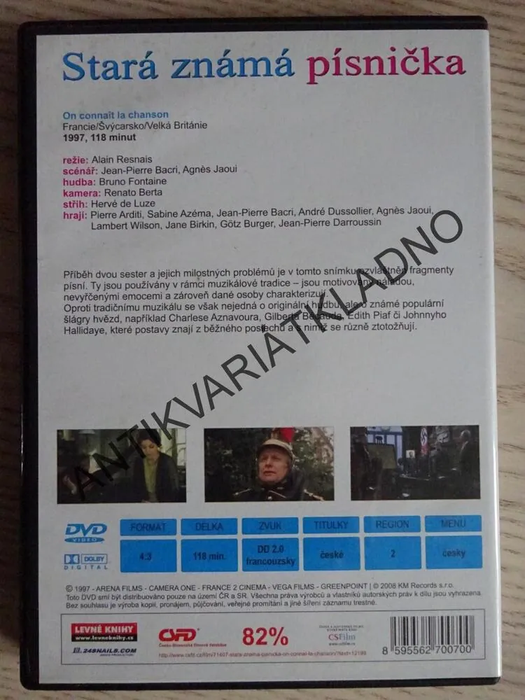 STARÁ ZNÁMÁ PÍSNIČKA, DVD FILM