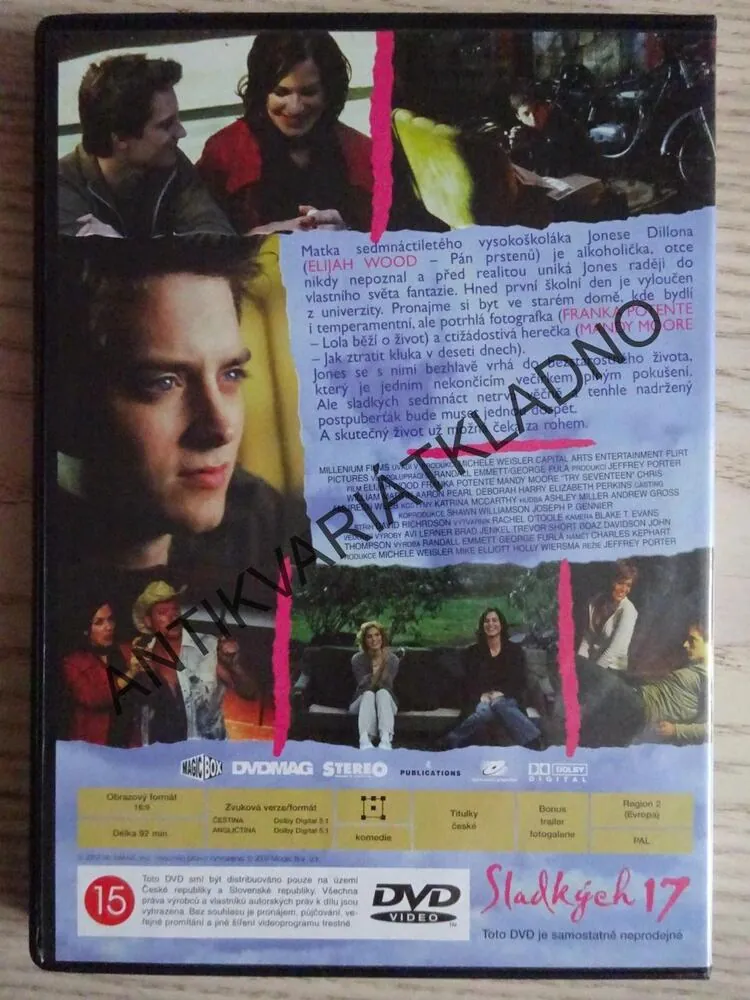 SLADKÝCH 17, DVD FILM