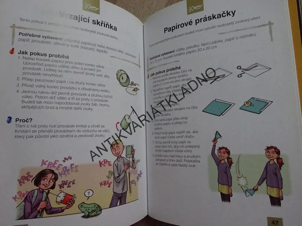 MALÝ VĚDEC 2., EXPERIMNENTY, KTERÉ ,ŮŽETE PROVÁDĚT I DOMA, SENCANSKI, **an