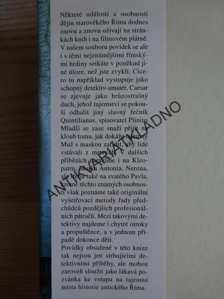 VELKÁ KNIHA ŘÍMSKÝCH DETEKTIVEK, MIKE ASHLEY, **an
