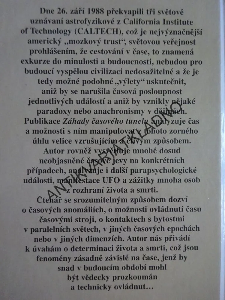 ZÁHADY ČASOVÉHO TUNELU, ERNST MECKELBURG, **an