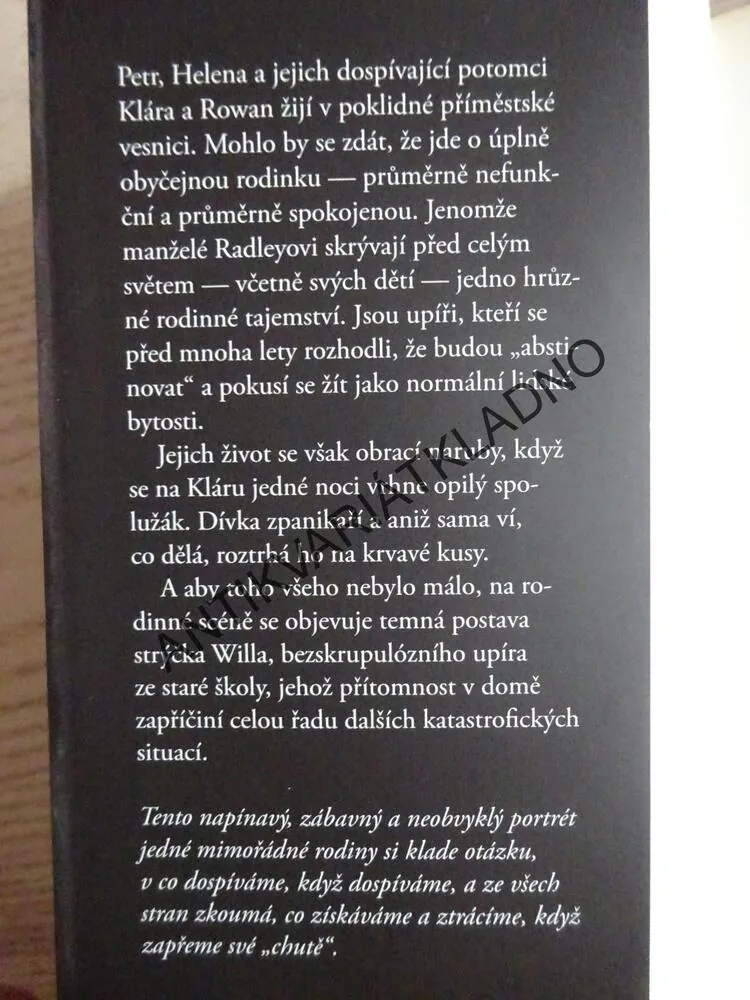 RADLEYOVI, UPÍŘI ODVEDLE, MATT HAIG, **an