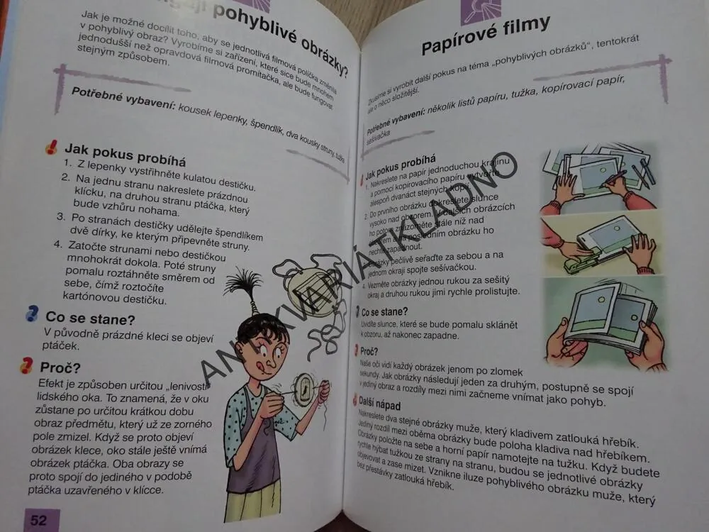 MALÝ VĚDEC 1, EXPERIMENTY, KTERÉ MŮŽETE PROVÁDĚT I DOMA, SENCANSKI, **an