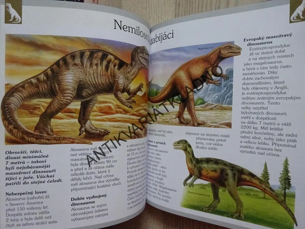 DINOSAUŘI A DALŠÍ VYHYNULÁ ZVÍŘATA, OBJEVUJEME SVĚT, **an