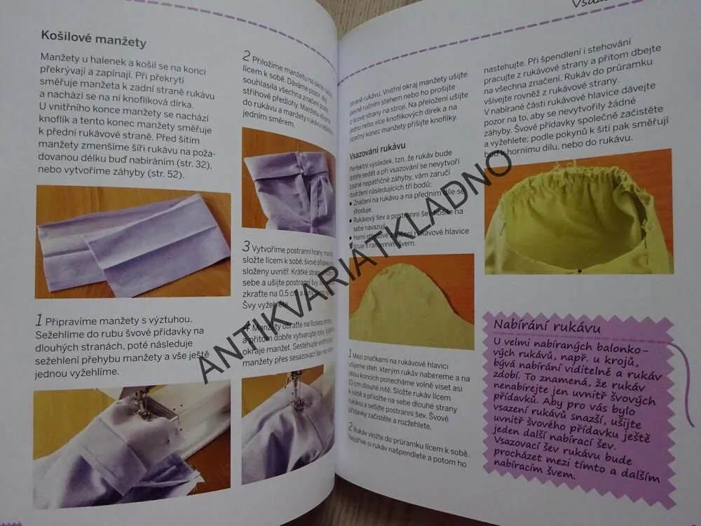 VELKÁ KNIHA ŠITÍ, ZÁKLADNÍ POSTUPY A TECHNIKY, **an