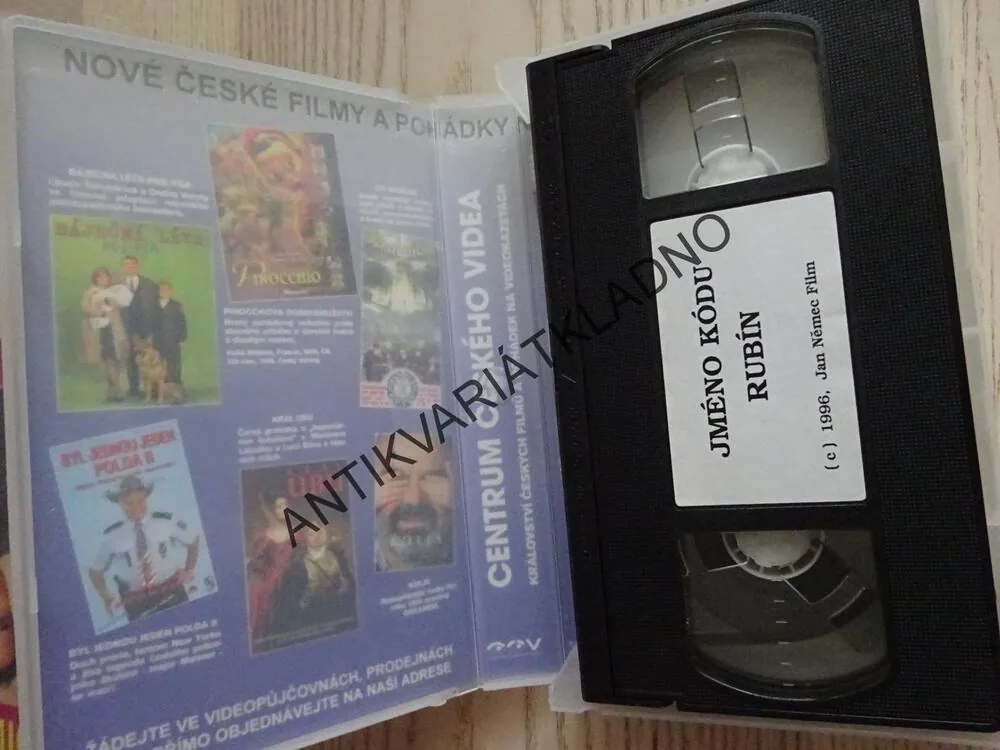 JMÉNO KÓDU RUBÍN, JAN POTMĚŠIL, VHS